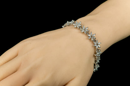 Monroe Marquise Flower Bracelet - 7.5 INCH