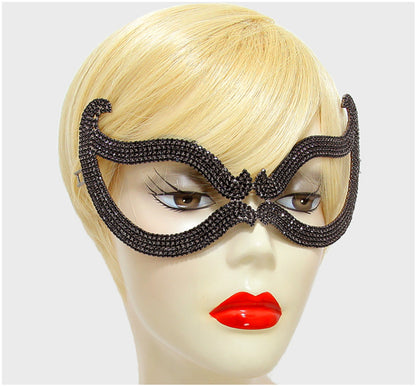 Bijou Romantic Cat Eye Masquerade Mask