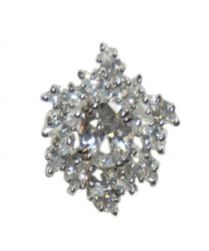 Cailin Vintage CZ Cluster Earrings