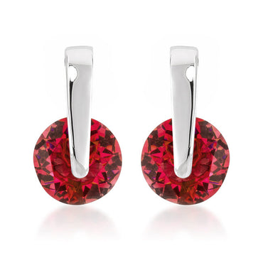 Tandy 8mm Clear Elegance Stud Earrings  | 2ct