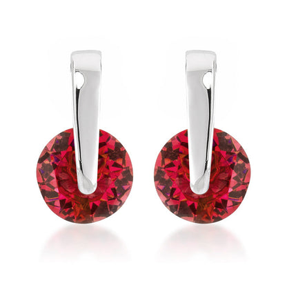 Tandy 8mm Clear Elegance Stud Earrings  | 2ct