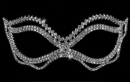 Jessie Classic Crystal Masquerade Mask
