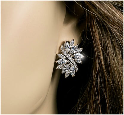 Shani Marquise CZ Cluster Earrings | 6ct