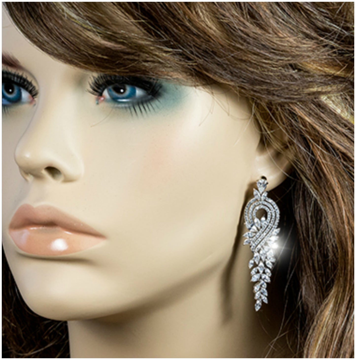 Delphina Marquise Chandelier Earrings | 2.4in
