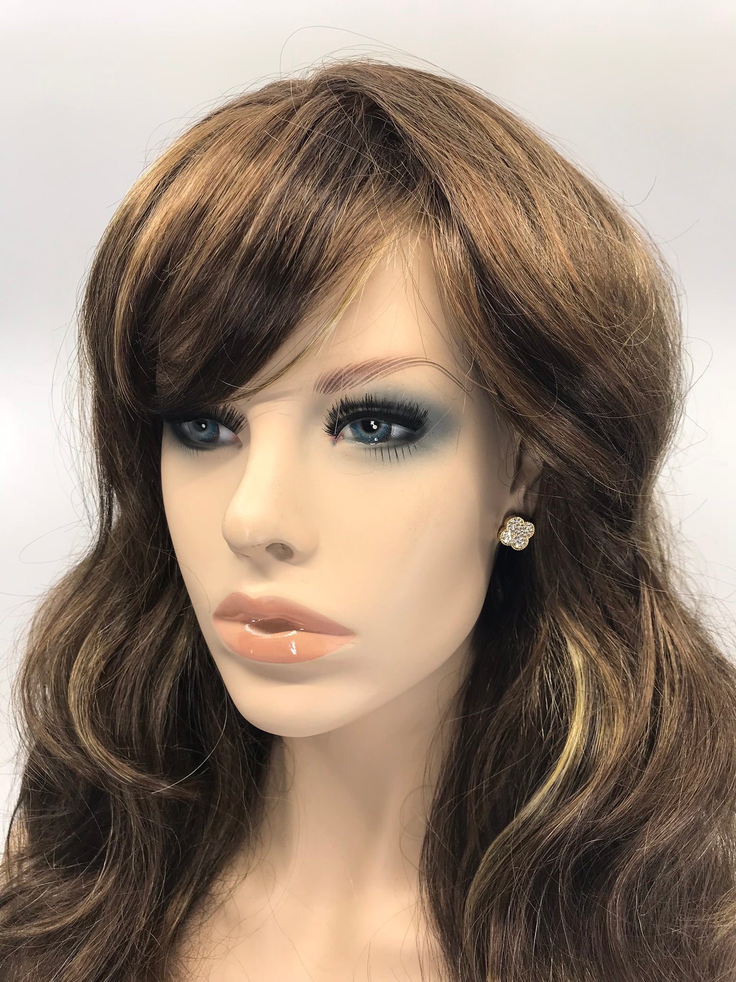 Connie CZ Clover Stud Earrings