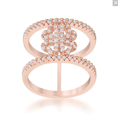 Lauren Delicate Clover Wrap Ring | 1ct