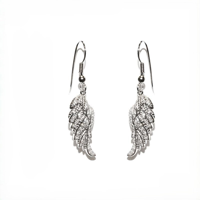 Nina Angel Wing Drop Earrings