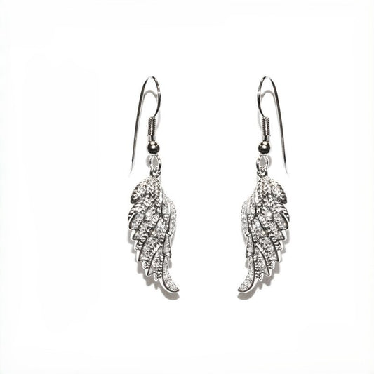Nina Angel Wing Drop Earrings