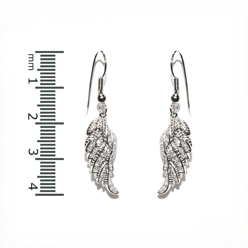 Nina Angel Wing Drop Earrings