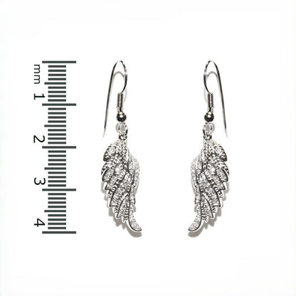 Nina Angel Wing Drop Earrings