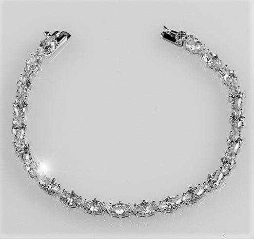 Paige Marquise CZ Tennis Bracelet | 7in - Beloved Sparkles