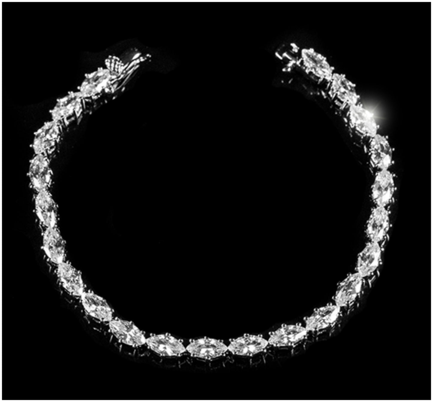 Paige Marquise CZ Tennis Bracelet | 7in - Beloved Sparkles