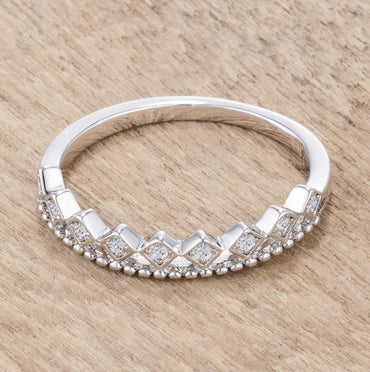 Jaydie Mini Crown Band Ring