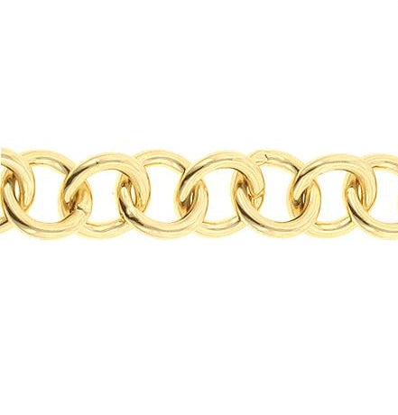 Adena Golden Heart Chain Bracelet  – 7in