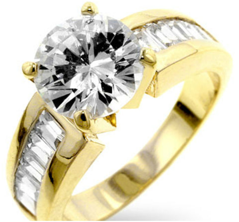 Alnor Classic Round Solitaire Engagement Ring | 3.5ct