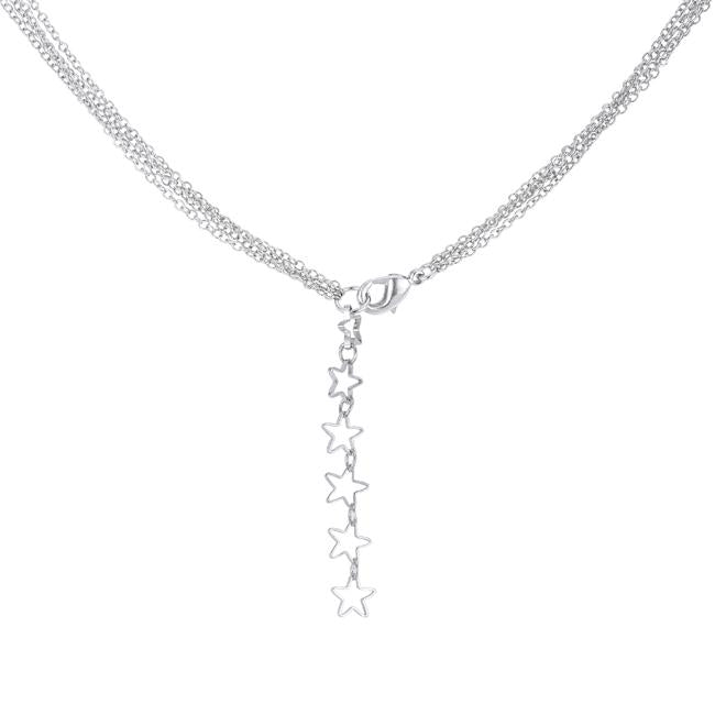 Caroline Multi Chain C Star Layered Necklace