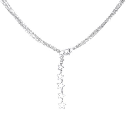 Caroline Multi Chain C Star Layered Necklace