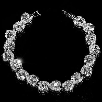 Kendra Swirl Oval Statement Bracelet – 7.25in