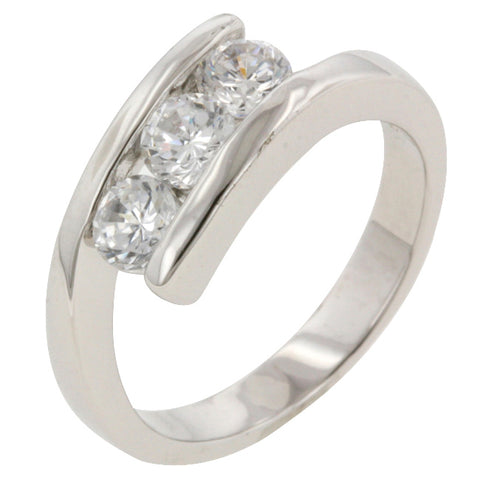 Audry Classic  Triplet Fashion Band Ring | 1.2ct
