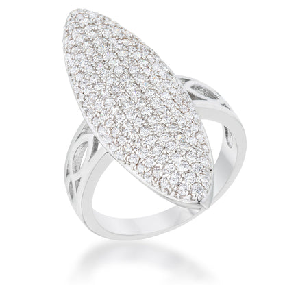 Bella Contemporary CZ Cluster Cocktail Ring | 2.3ct