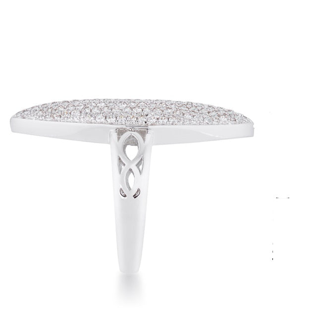 Bella Contemporary CZ Cluster Cocktail Ring | 2.3ct