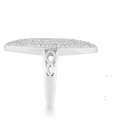 Bella Contemporary CZ Cluster Cocktail Ring | 2.3ct
