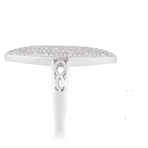 Bella Contemporary  CZ Cluster Cocktail Ring | 2.3ct