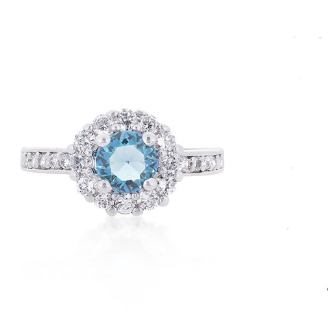 Belle Topaz Halo Cocktail Ring | 2.2ct