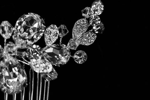 Marcela Morocco Cluster Hair Comb | Swarovski Crystal - Beloved Sparkles