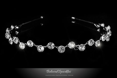 Nahia Solitaire Headband | Crystal - Beloved Sparkles
 - 1