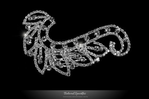 Dalice Vintage Paisley Hair Comb | Crystal - Beloved Sparkles