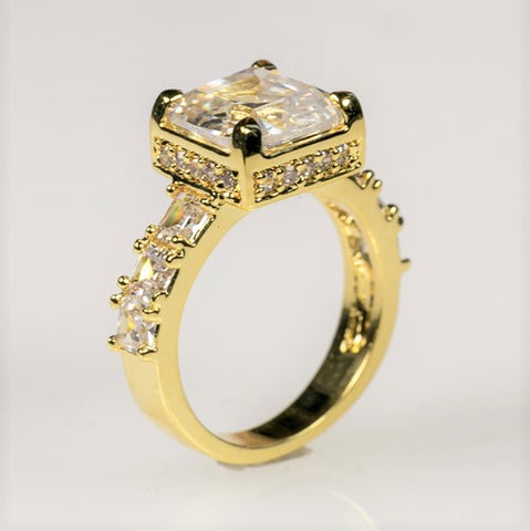 Lidia Asscher CZ Engagement Ring | 6ct