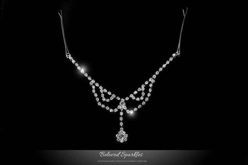 Gretel Vintage Hair Chaain and Forehea Chain | Rhinestone - Beloved Sparkles