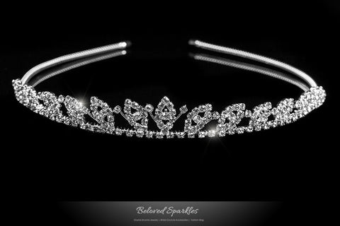 Frida Petite Art Deco Tiara | Rhinestone - Beloved Sparkles