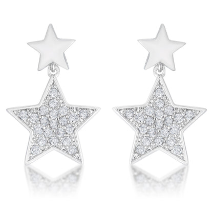 Bianca Star Drop Earrings | 1ct