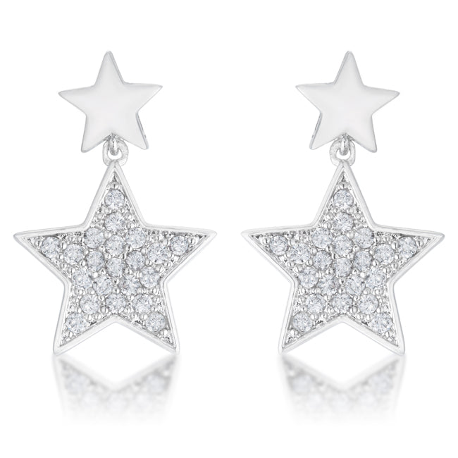 Bianca Star Drop Earrings | 1ct