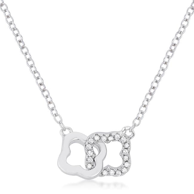 Blacia Interlocking Clover Necklace