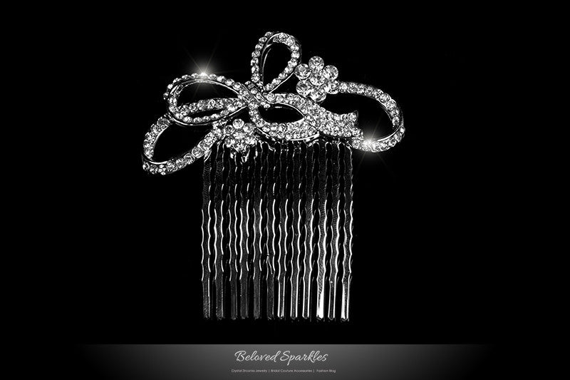 Ondina Petite Ribbon Hair Comb | Crystal - Beloved Sparkles
 - 1