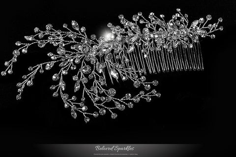 Kori Cluster Spray Hair Comb | Swarovski Crystal - Beloved Sparkles
 - 1