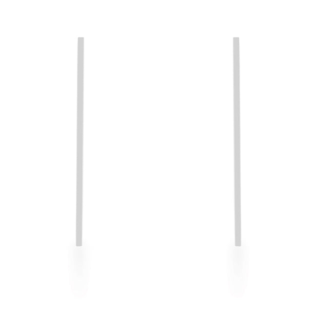Carolee Rose Gold Long Linear Earrings | Stainless Steel