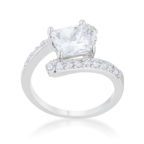 Caroline Art Deco Statement Engagement Ring | 2.5ct |Cubic Zirconia - Beloved Sparkles
 - 2