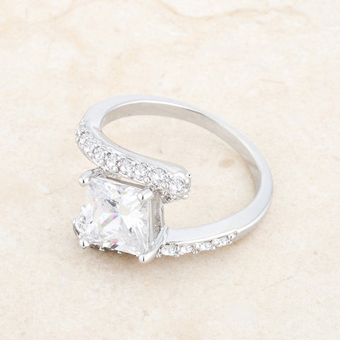 Caroline Art Deco Statement Engagement Ring | 2.5ct |Cubic Zirconia - Beloved Sparkles
 - 5