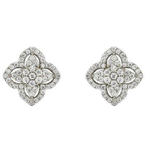 Cassie Clover Stud Earrings | 2ct