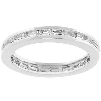 Chela Baguette Eternity Stackable Wedding Ring | 2ct