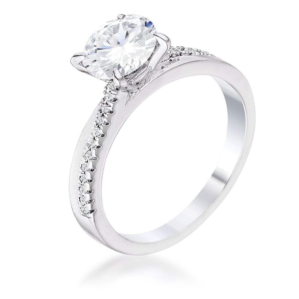 Cicely Contemporary 1ct CZ Engagement Ring | 1.4ct