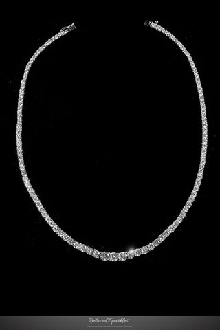 Jenna Classic Tennis Necklace Set | 36 Carat | Cubic Zirconia - Beloved Sparkles
 - 1