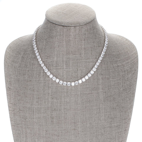Cloris Graduated Cubic Zirconia Necklace | 50ct