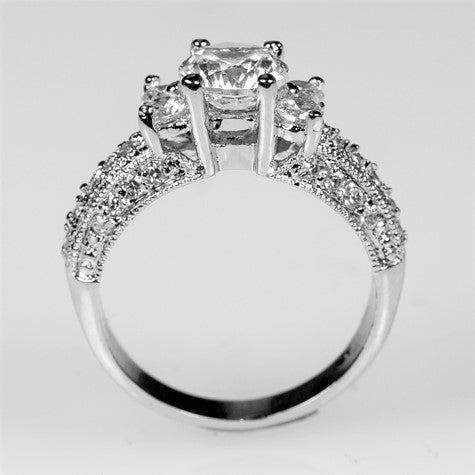 Colette Romantic Round Cut Engagement Ring | 2.1ct