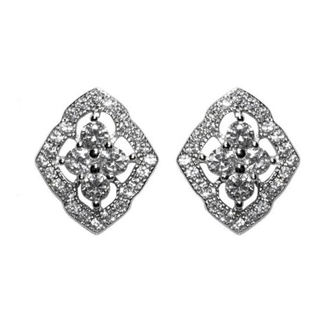 Clotida Diamond CZ Stud Earrings