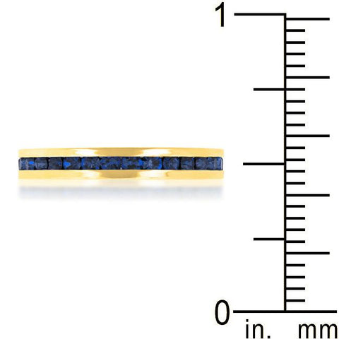 Gail Montana Blue Eternity Stackable Ring | 1ct | 18k Gold